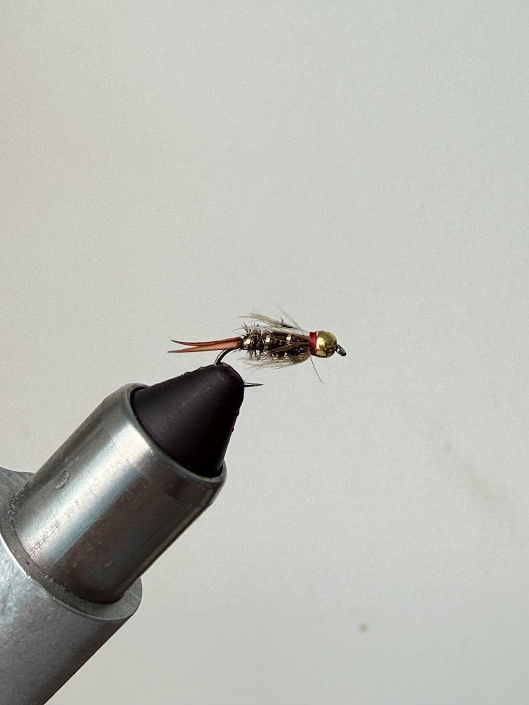Bead Head Pheasant Tail Nymph fly tying photo 2